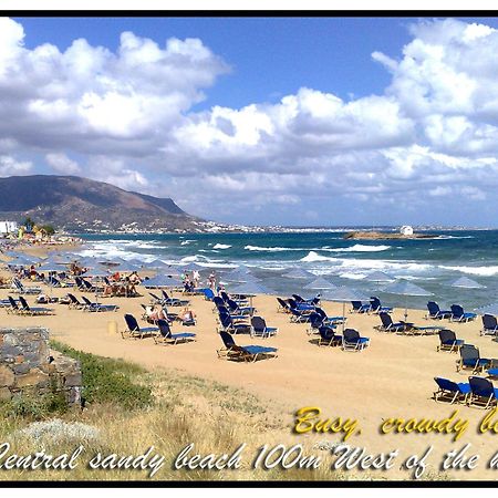 Pyrgos Beach Hotel Apartments มาเลีย ภายนอก รูปภาพ
