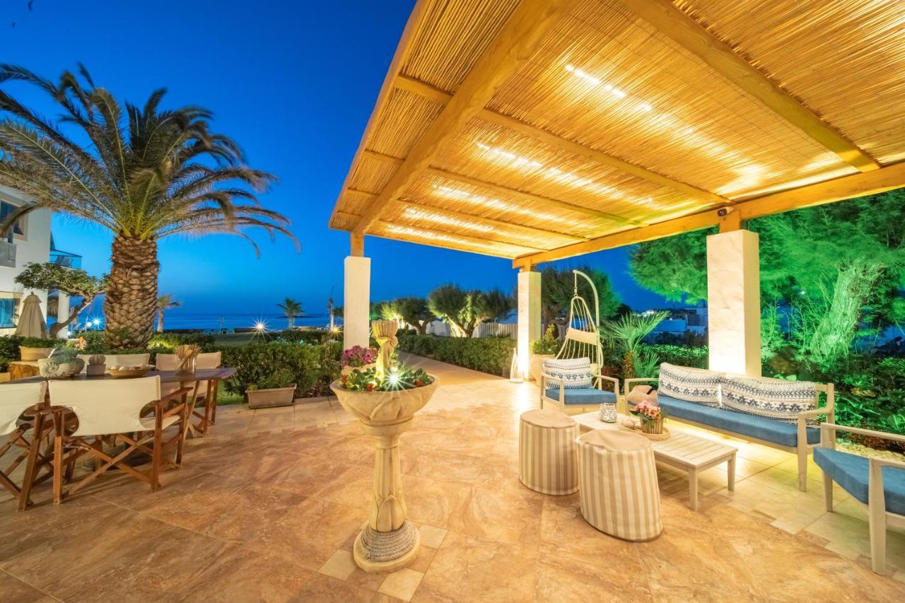Pyrgos Beach Hotel Apartments มาเลีย ภายนอก รูปภาพ