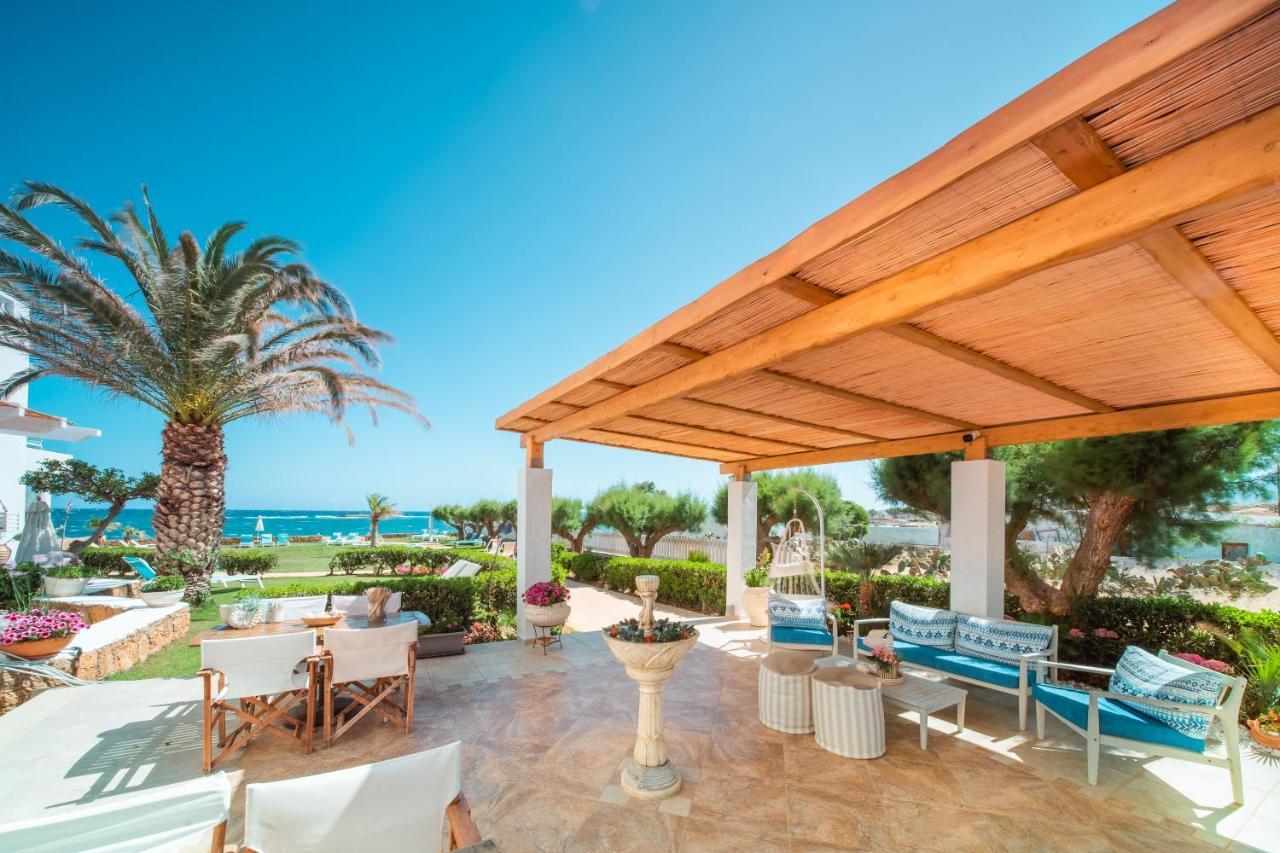 Pyrgos Beach Hotel Apartments มาเลีย ภายนอก รูปภาพ