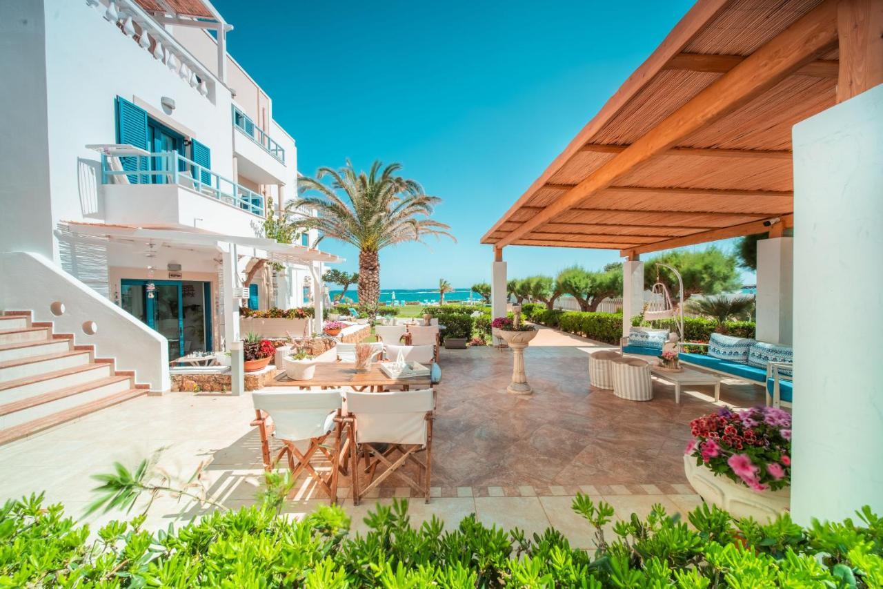 Pyrgos Beach Hotel Apartments มาเลีย ภายนอก รูปภาพ