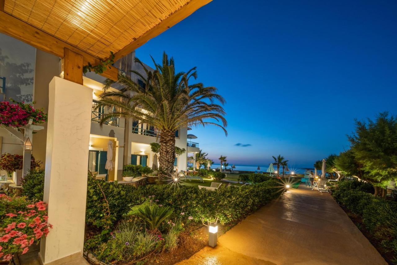 Pyrgos Beach Hotel Apartments มาเลีย ภายนอก รูปภาพ