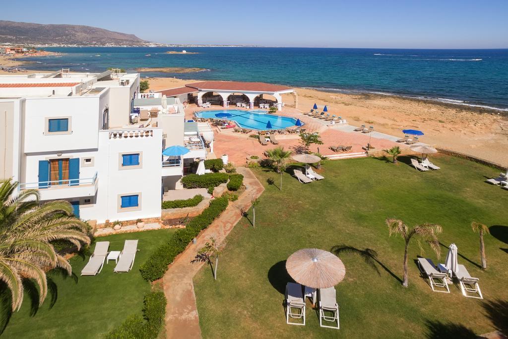 Pyrgos Beach Hotel Apartments มาเลีย ภายนอก รูปภาพ